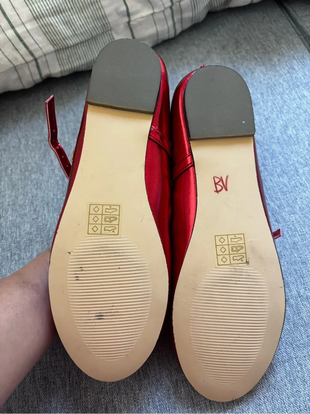 Crewcuts Red Mary Jane Ballet Flats for Kids